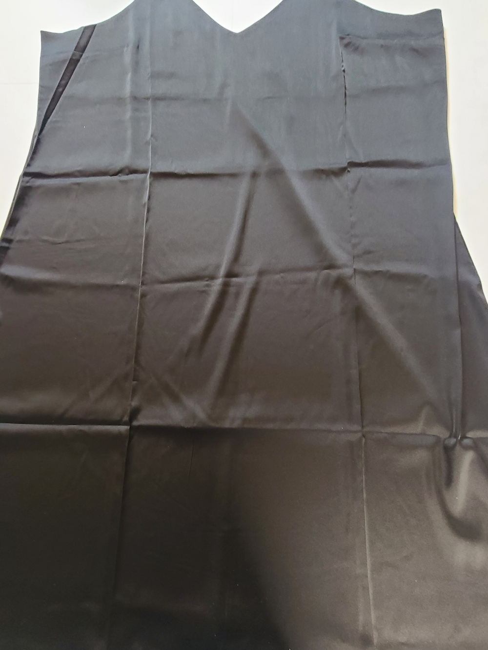 The Drop Elegant Black Satin Slip Dress w Adjustable  Spaghetti Straps Women 4X - Picture 11 of 11